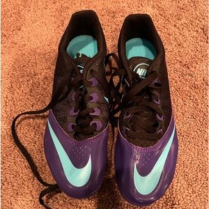 Track and field Nike spiked shoes, gently used
